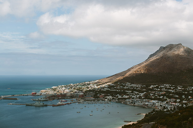 Beautiful View over Simons Town from Blue Horizon Wedding Venue Cape Town