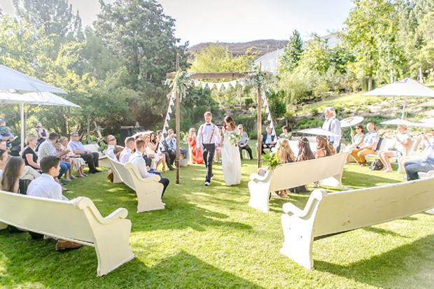 Wedding Ceremony at Old Mac Daddy Wedding Venue by Claire Nicola Photography