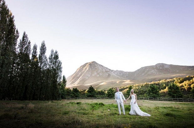 Nidderdale Farm Cape Winelands Wedding Venue Couple View