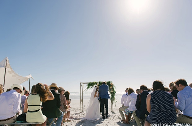 Wedding Ceremony on the Beach Cape Town