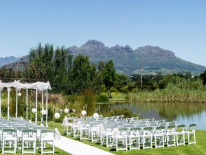 Hudsons Vredenheim Wedding Venue Cape Winelands Stellenbosch Ceremony Outdoor