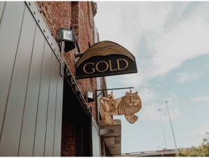 Entrance Signage at GOLD Restaurant
