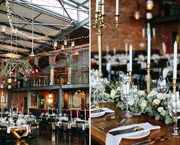 Wedding Reception decor at Katys Palace Bar Wedding Venue Joburg