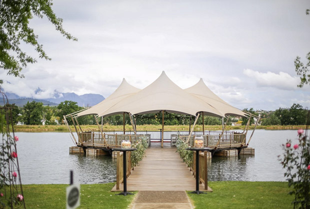 Ceremony at Au D'Hex Wedding Venue Cape Town