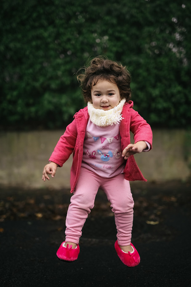 Photograph of a Little Girl in Pink by Duane Smith Photography