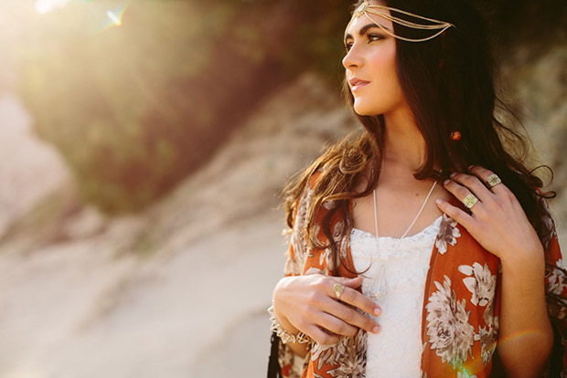 Beautiful Bohemian Bride by Illuminate Photography