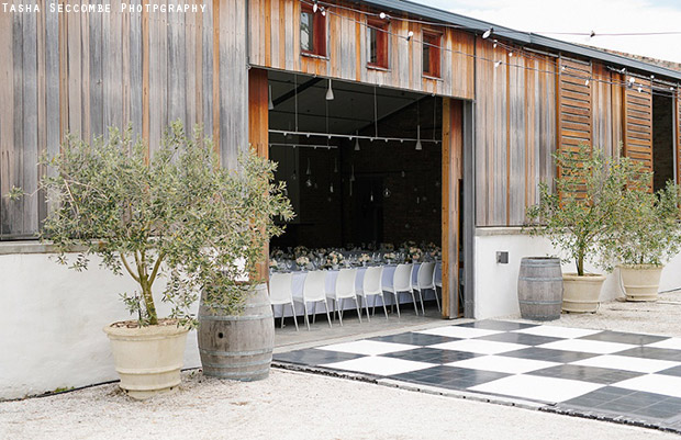 Rockhaven Rustic Wedding Venue Reception Area, Photo by Tasha Seccombe