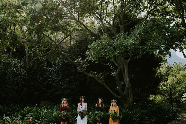 Bride and her Bridesmaids, Dearheart Photos