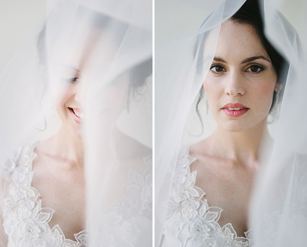 Bride with her Veil