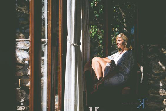 Bride at the Lagoon Lodge at Mosaic Sanctuary, Stanford