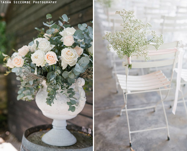 Wedding Ceremony Flower Decor at Rockhaven Wedding Venue by Tasha Seccombe Photography