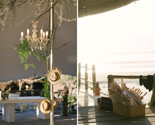 Beach Wedding Setting and Decor