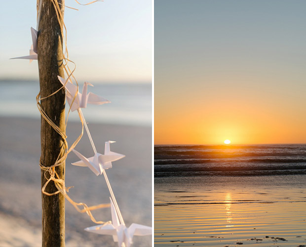 Sunset at Cape Town Wedding Venue, Strandkombuis