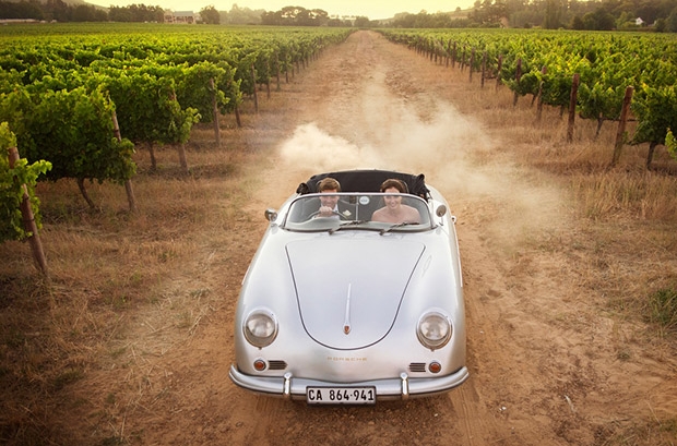 Zorgvliet Wine Estate Wedding Venue Stellenbosch Car